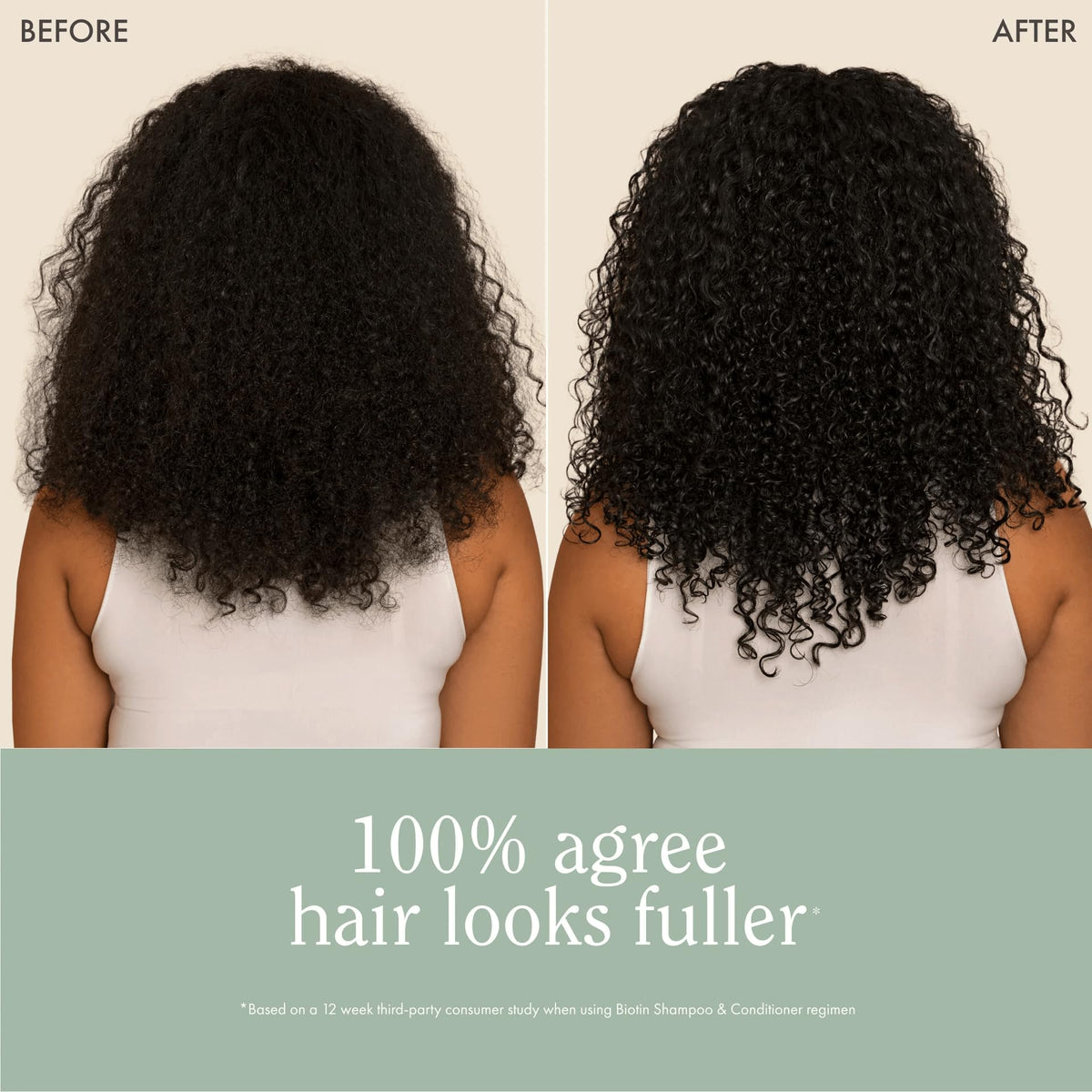 Rizos Curls product in use on curly hair at sink demonstrating effective cleansing