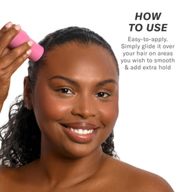 Rizos Curls wax stick inside purse ready for quick touch-ups