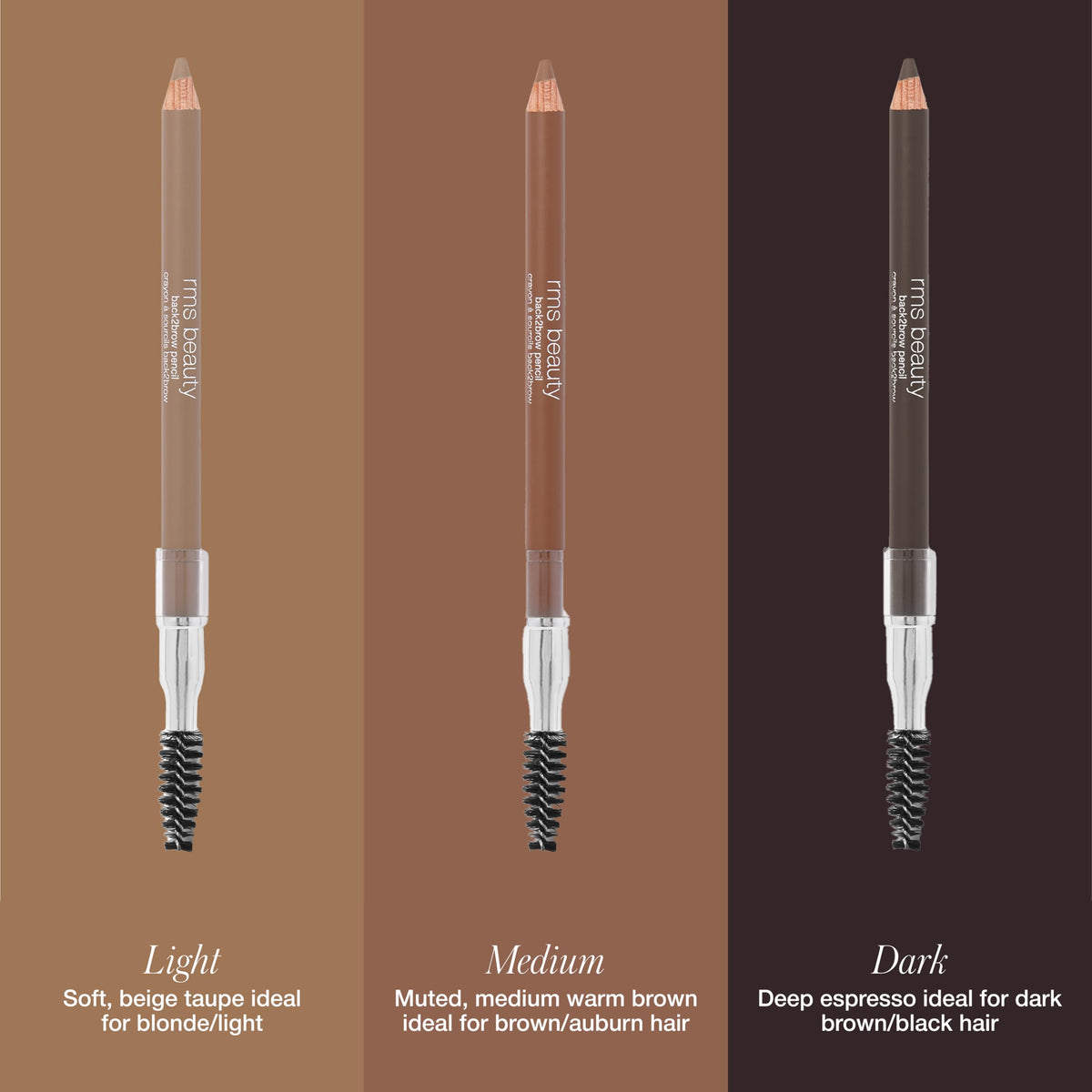 RMS Beauty pencil held in hand to show compact size and travel convenience