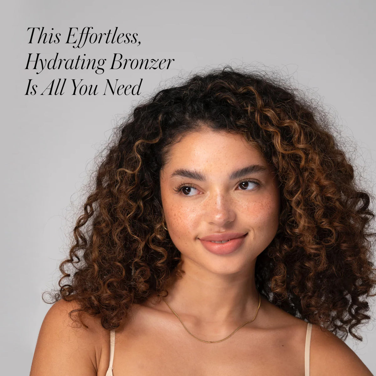 RMS Beauty shoulders and collarbones glowing for body shimmer benefit