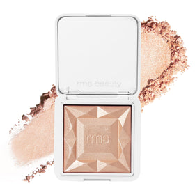 RMS Beauty compact front view showing sleek refillable packaging and travel-friendly size