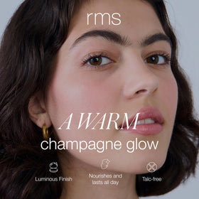RMS Beauty open compact with mirror reflecting product for easy touch-ups benefit