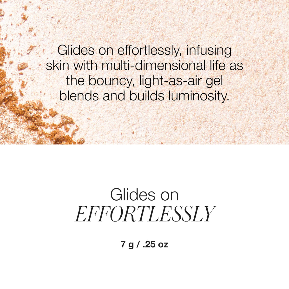RMS Beauty swatch on skin highlighting luminous natural glow and buildable sheen