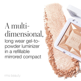 RMS Beauty close-up of gel-to-powder texture showing smooth blendable formula