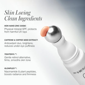 RMS Beauty ingredients label highlighting zinc oxide SPF 30 and actives