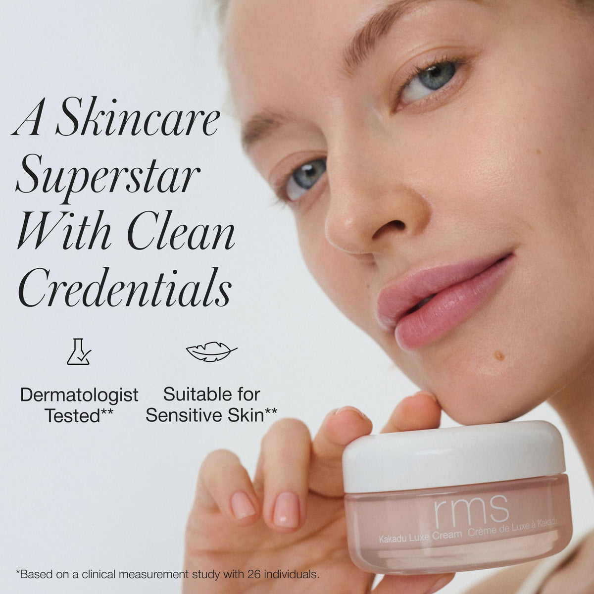 RMS Beauty Kakadu Luxe Cream with Kakadu plum highlighting vitamin C power
