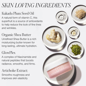 RMS Beauty Kakadu Luxe Cream dispensed onto fingertip for easy application