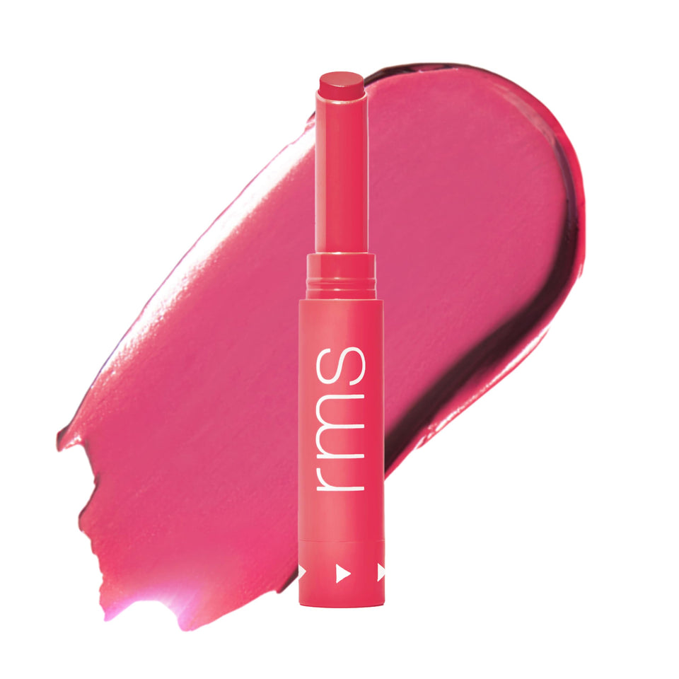 RMS Beauty front tube showing sleek packaging and easy carry benefit