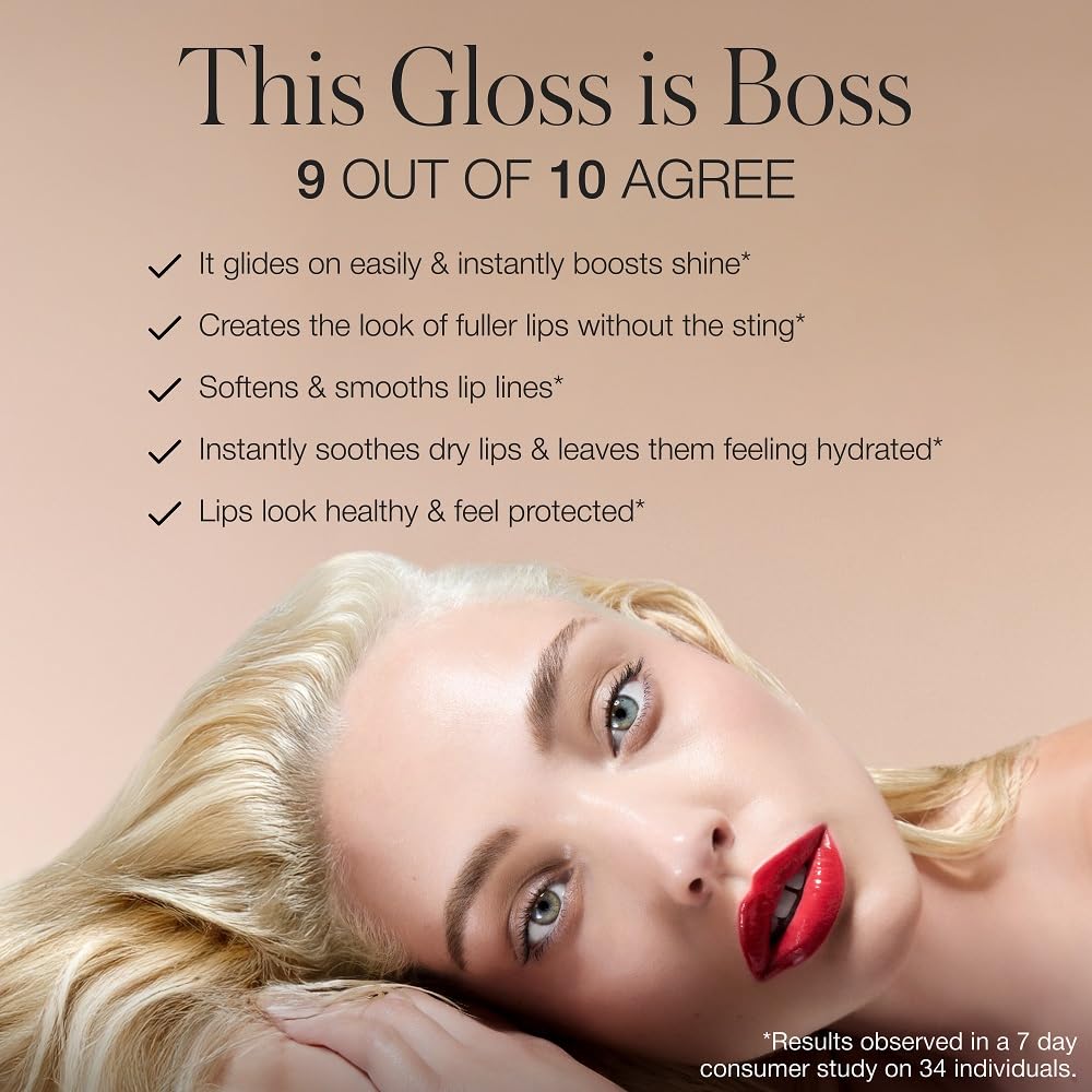 RMS Beauty lip oil applied on lips lifestyle showing high-shine effect and wearable gloss benefit