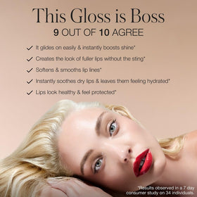 RMS Beauty lip oil applied on lips lifestyle showing high-shine effect and wearable gloss benefit