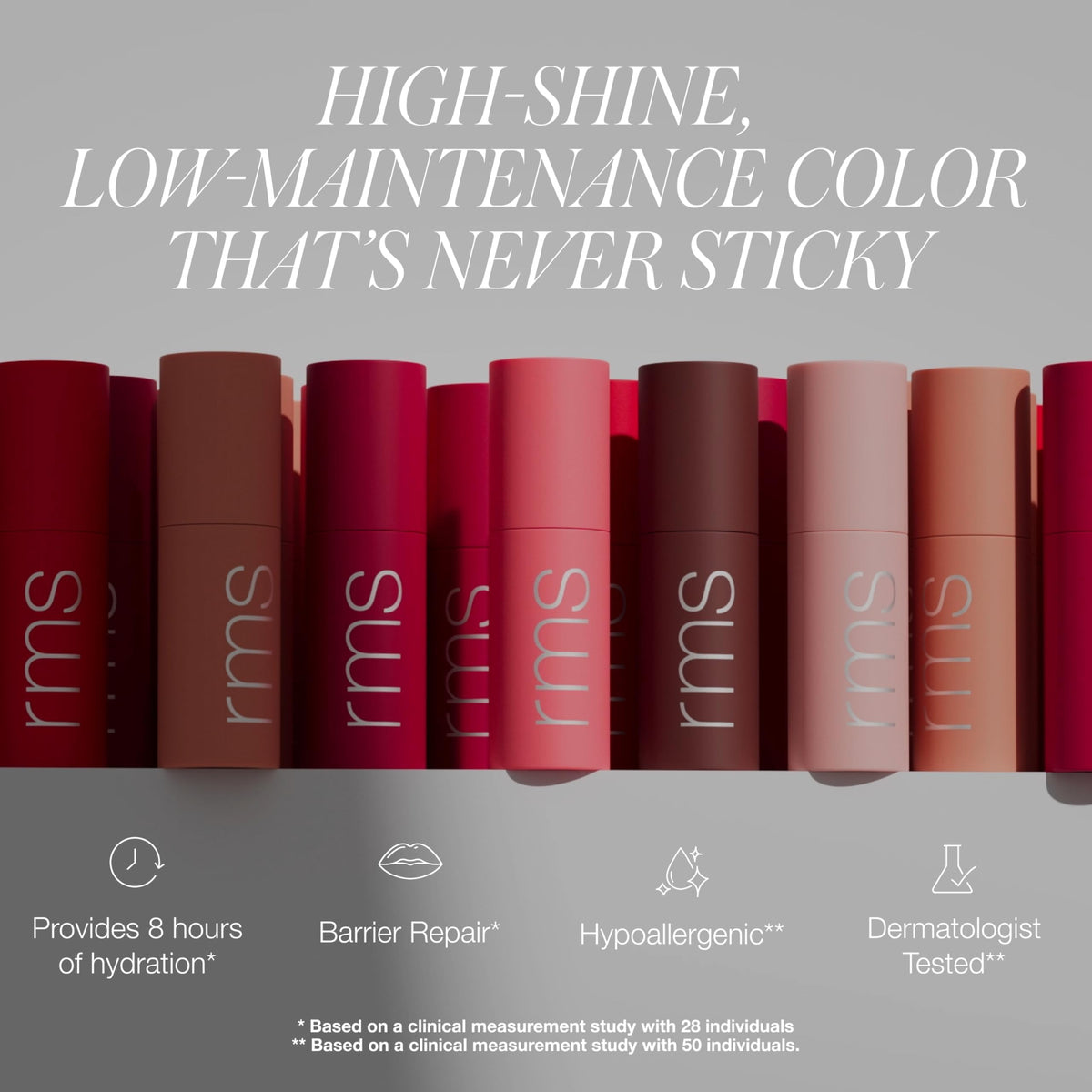 RMS Beauty oils and botanicals highlighting jojoba and bitter cherry conditioning