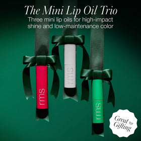 RMS Beauty Lily lip oil close-up highlighting glossy finish and hydrating benefit