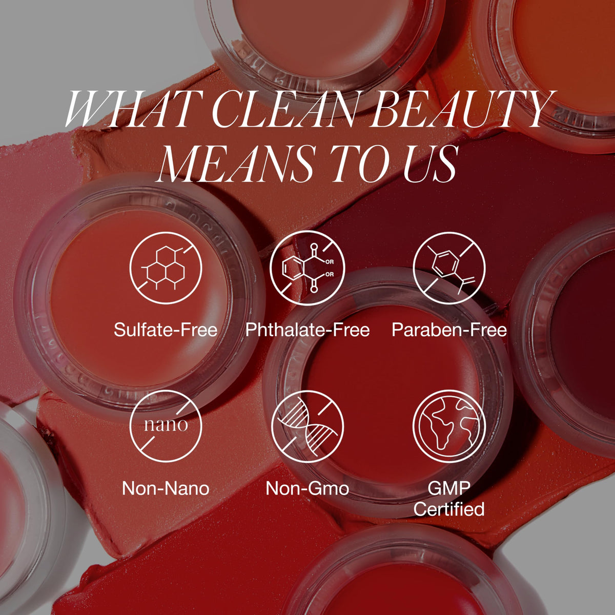 RMS Beauty applied on lips showing hydrating, lightweight tint benefit