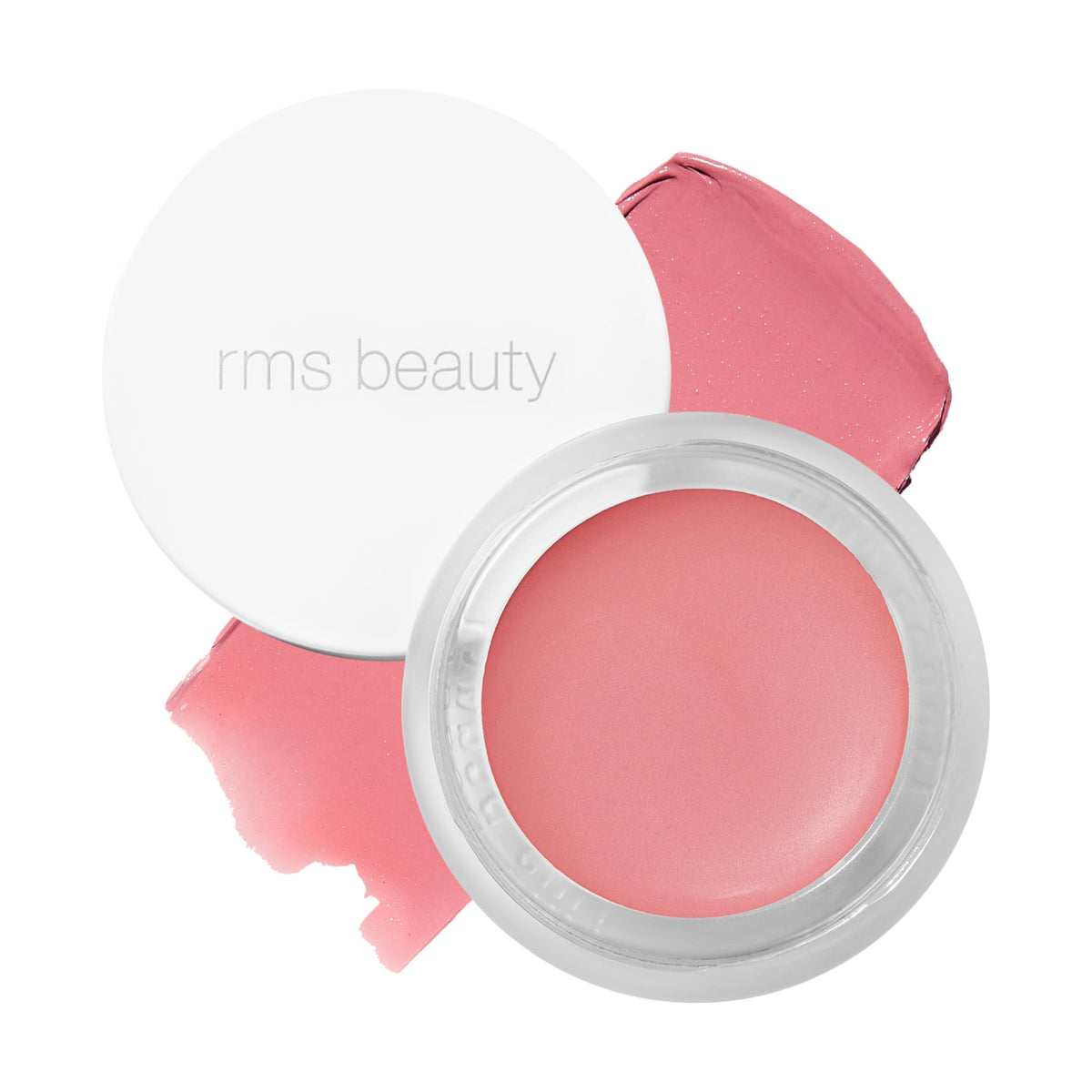 RMS Beauty front pot showing compact multi-use cream blush and lip tint benefit