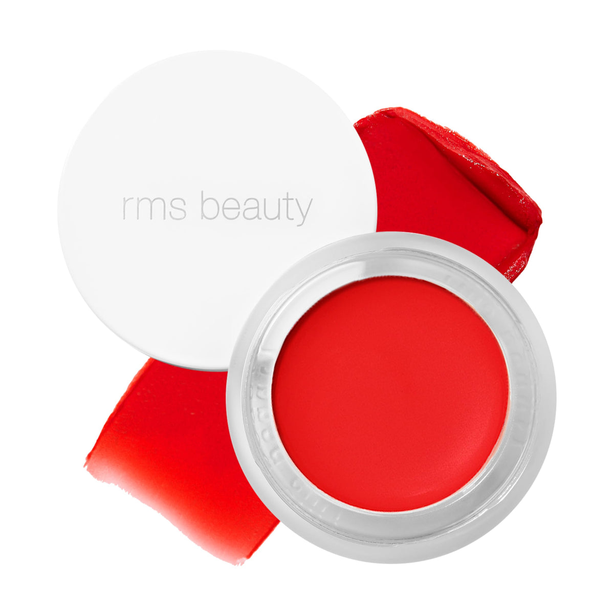 RMS Beauty front pot showing compact creamy blush and lip tint benefit portability