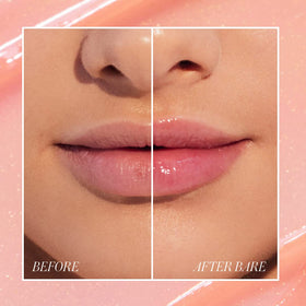 RMS Beauty liplights open applicator showing cream texture and easy glide benefit