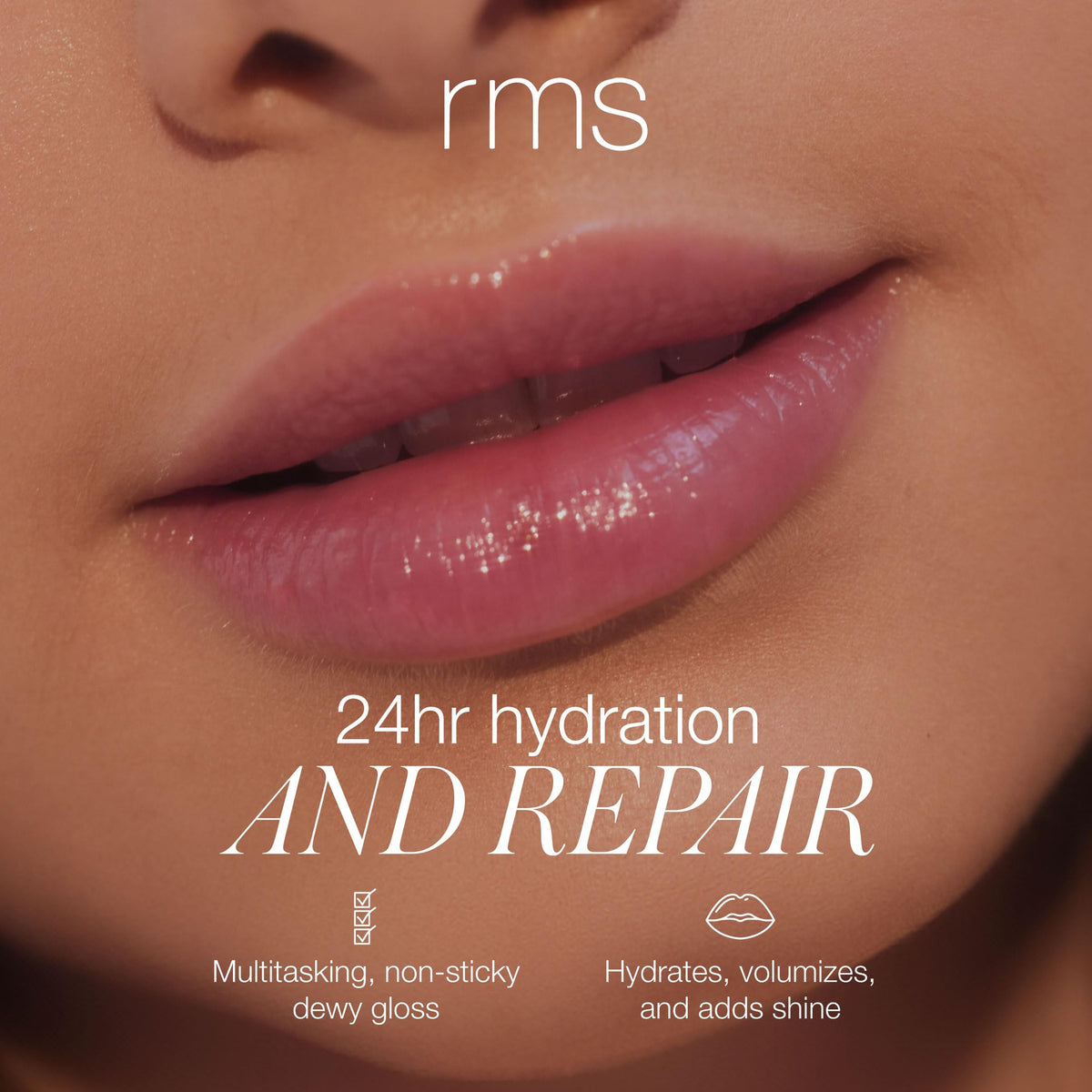 RMS Beauty Lipnights texture close-up highlighting rich melt-in hydration