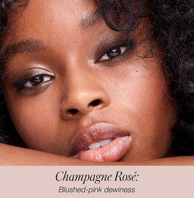 RMS Beauty luminizer on collarbones in lifestyle shot enhancing radiance