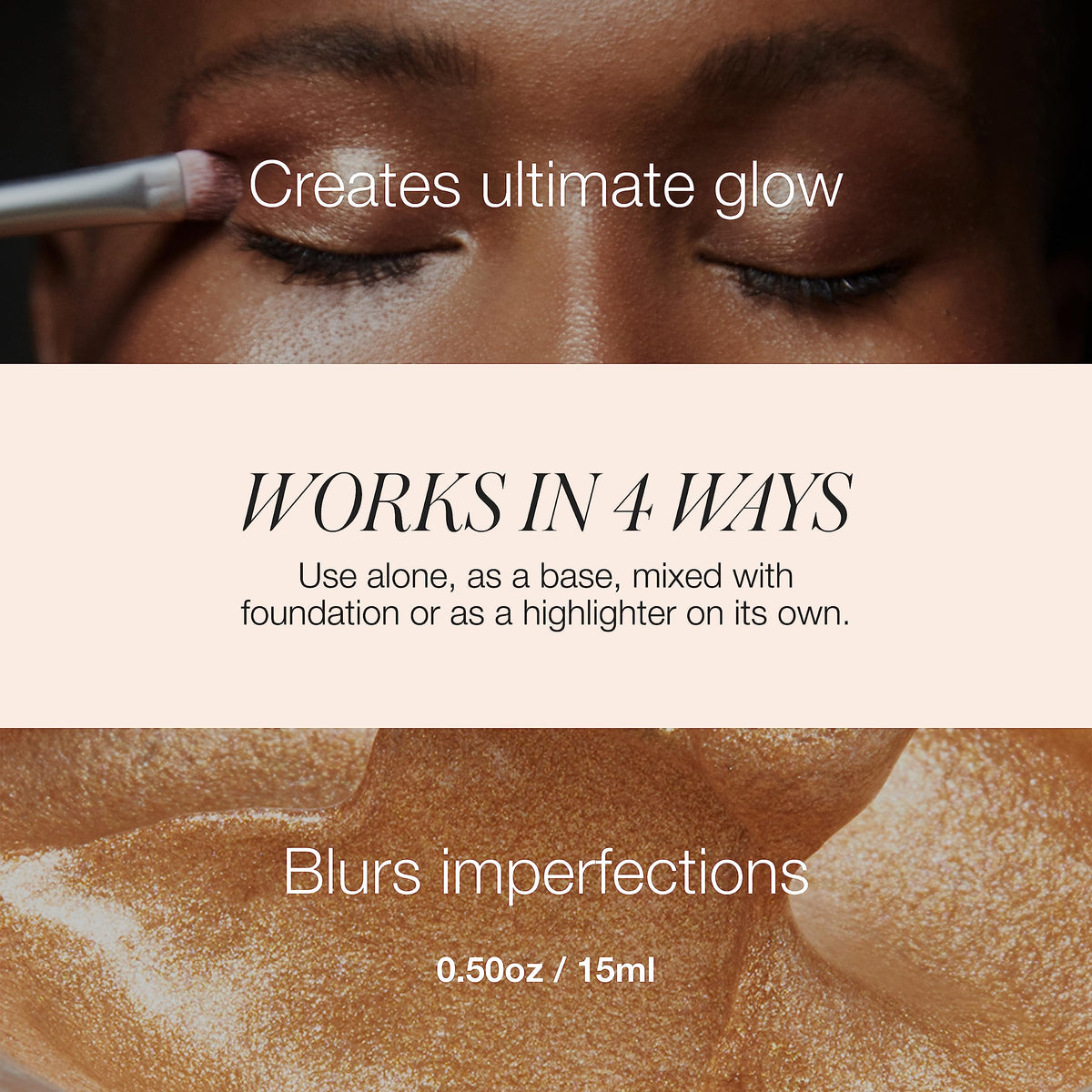 RMS Beauty applying product with finger to show easy spread and hydration