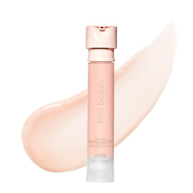 RMS Beauty front packaging showing primer bottle and branding benefit luminous base