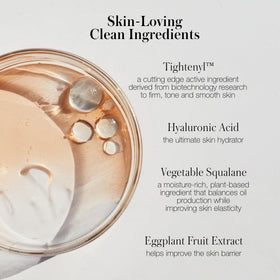 RMS Beauty primer layered under foundation demonstrating evening coverage benefit