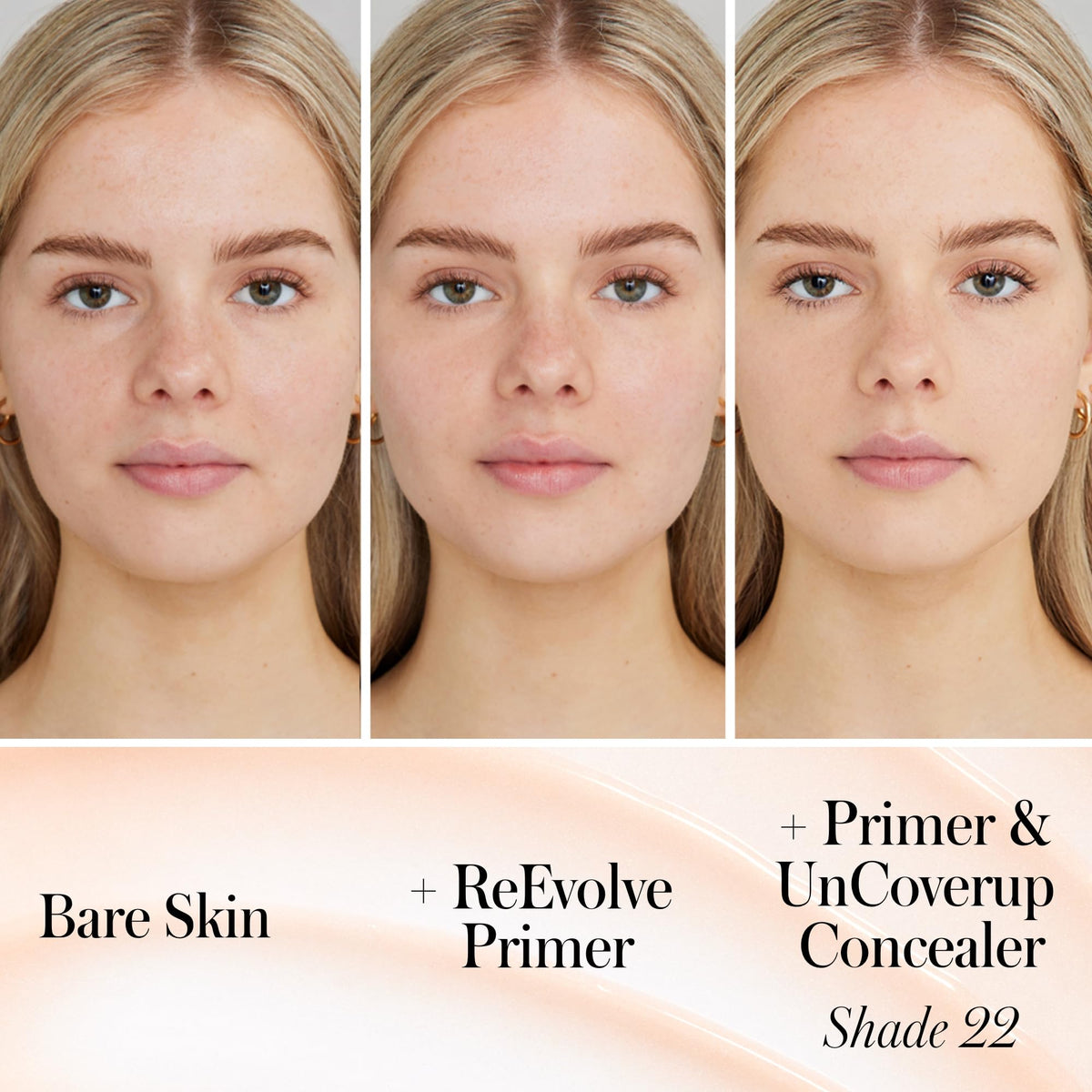 RMS Beauty gel texture swatch highlighting lightweight luminous finish benefit
