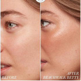RMS Beauty application with fingertip showing creamy glide and buildable color