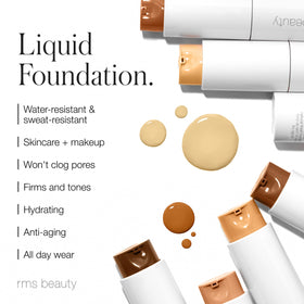 RMS Beauty squalane and aloe display communicating hydrating botanical benefits