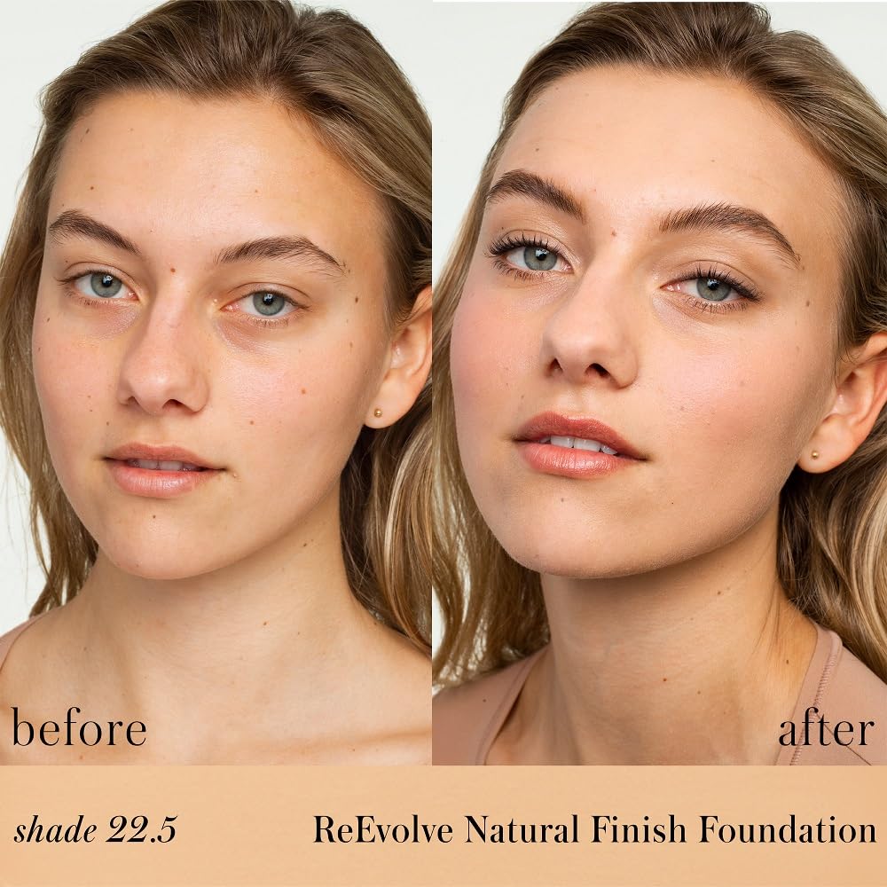 RMS Beauty ReEvolve label closeup highlighting silicone-free formula benefit