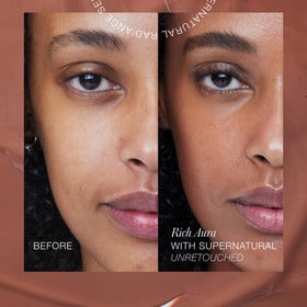 RMS Beauty tinted serum dots on skin demonstrating redness-neutralizing tint