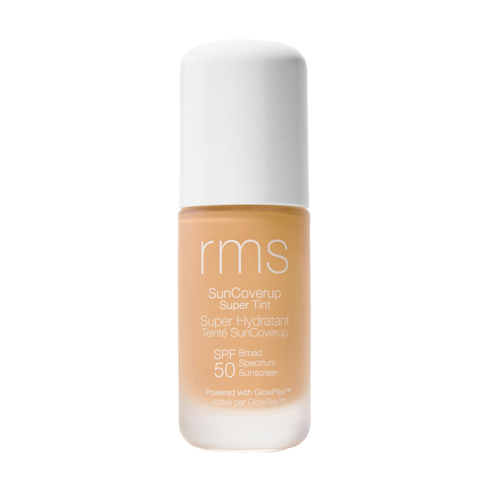 RMS Beauty bottle front view showing compact SPF tinted moisturizer