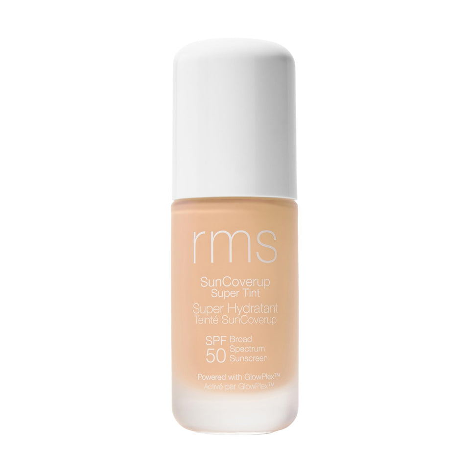 RMS Beauty tube front view showing product branding and SPF 50 protection