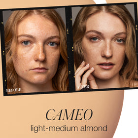 RMS Beauty SunCoverup cream texture close-up showing lightweight hydrating finish