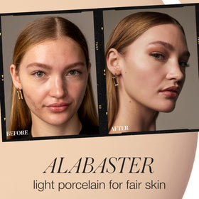 RMS Beauty texture close-up highlighting lightweight blend for a natural glow benefit
