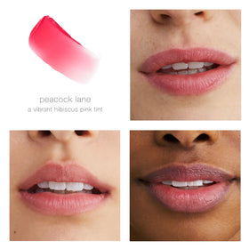 RMS Beauty texture close-up swipe displaying glossy, non-sticky finish for comfort