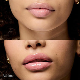 RMS Beauty texture swipe on skin showing silky, non-sticky oil finish and cushion benefit