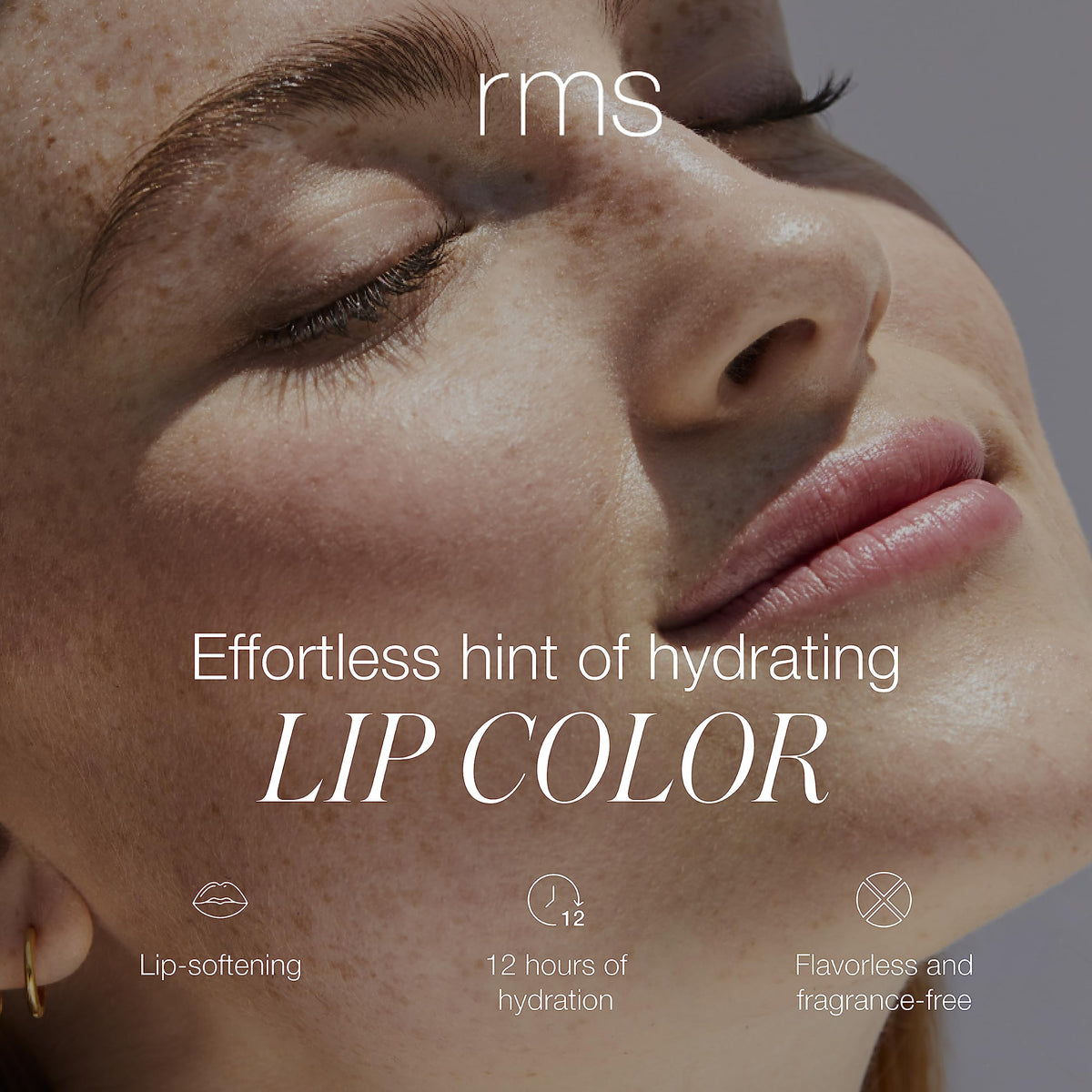 RMS Beauty open stick texture close-up showing smooth glide benefit