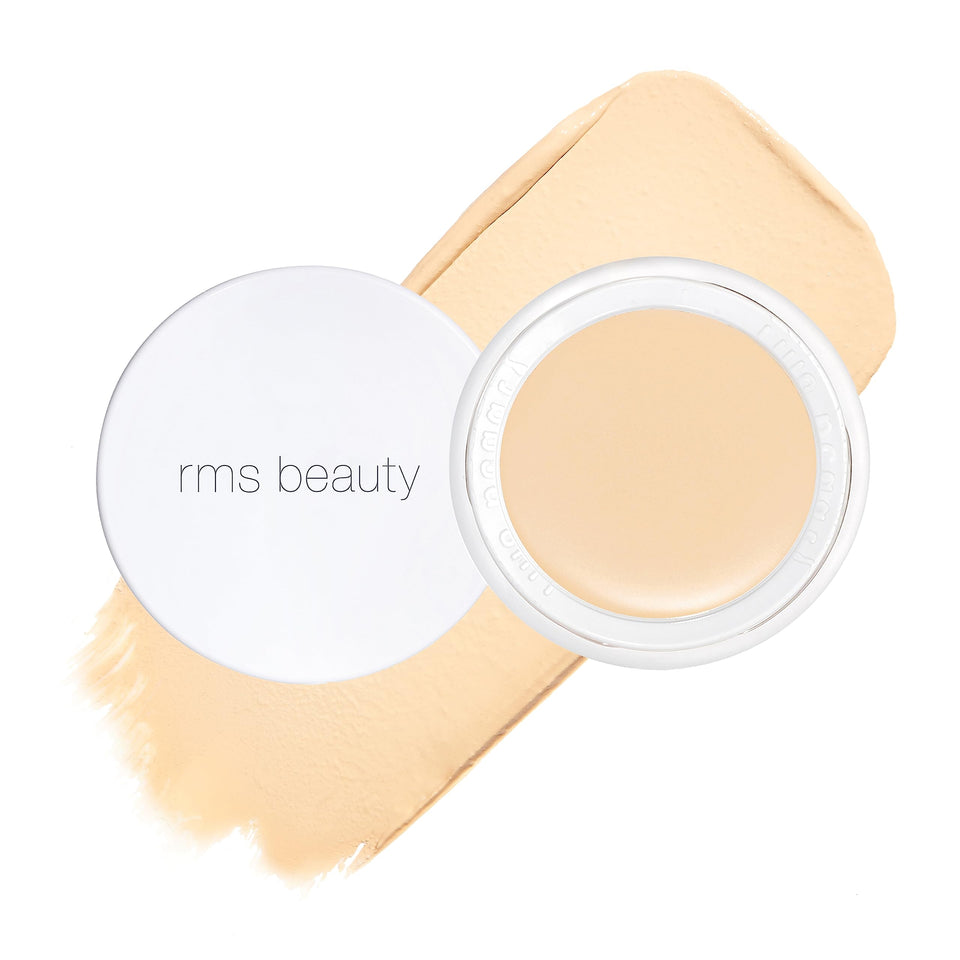RMS Beauty pot front view showing compact packaging and shade selection benefit