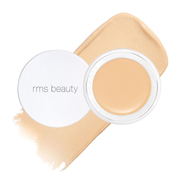 RMS Beauty front packaging showing compact 6ml pot and branding benefits