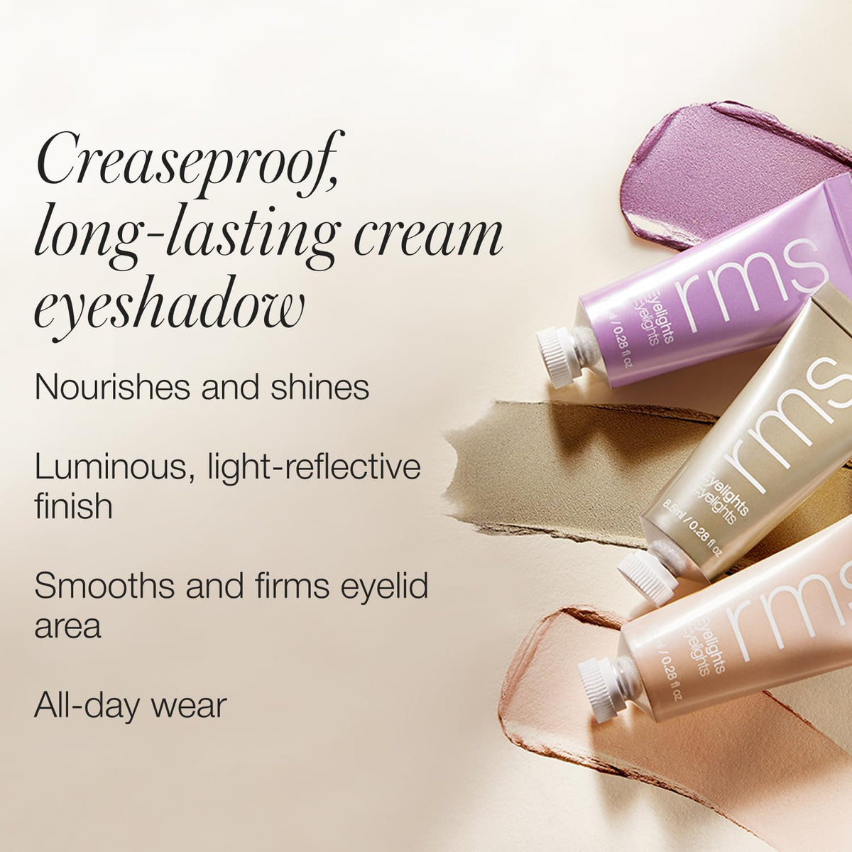 RMS Beauty Eyelights applied with fingers showing easy blend and hydration