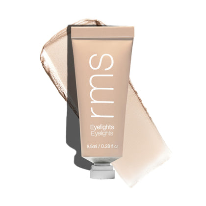 RMS Beauty Eyelights front jar showing packaging and product benefit
