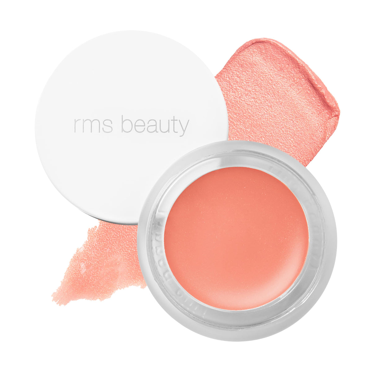 RMS Beauty Lip2Cheek front pot showing compact packaging and easy grab convenience