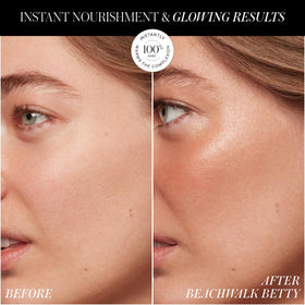 RMS Beauty brush picking product illustrating easy blending and buildable color