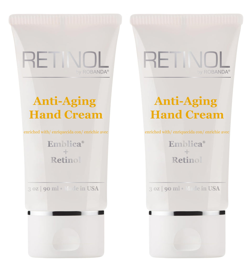 Robanda front packaging showing two 3 oz tubes for easy identification and convenience