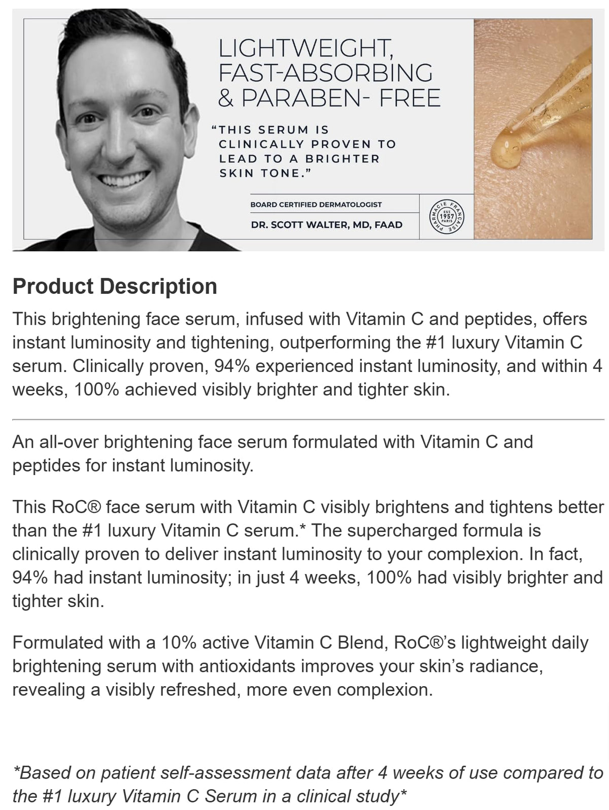 RoC application demonstration reducing puffiness with cooling glide