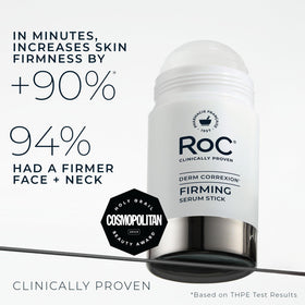 RoC application on neck and jawline demonstrating targeted lift