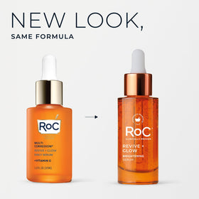 RoC dropper releasing serum texture demonstrating lightweight absorption