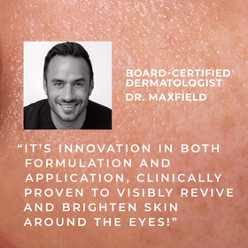 RoC ingredient visual with Vitamin C and peptides indicating brightening