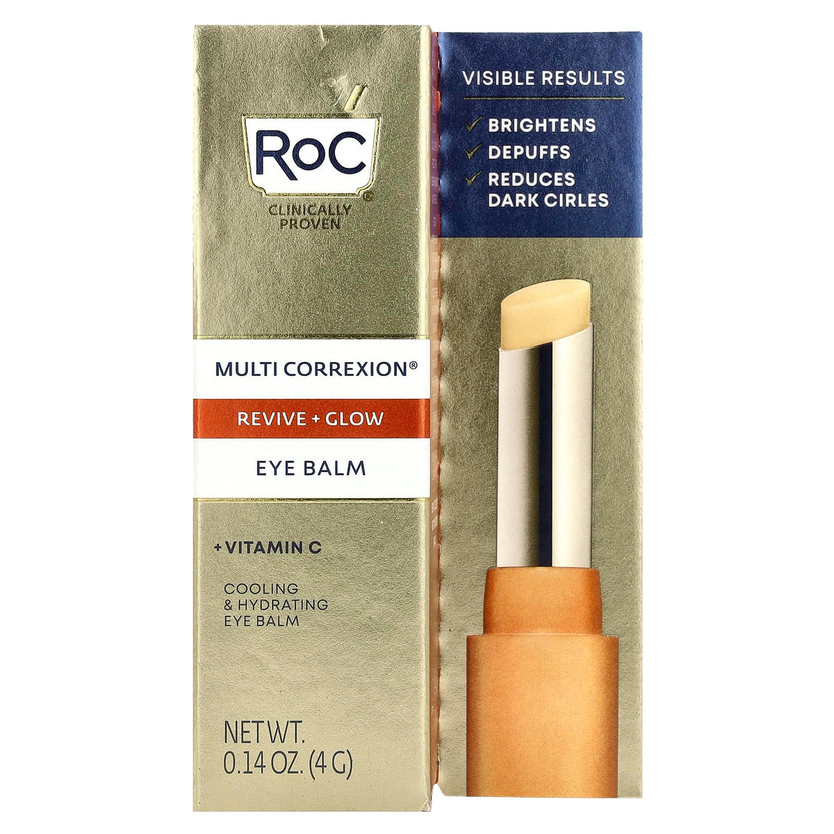 RoC close-up of balm tip showing smooth clear texture and cooling benefit