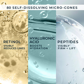 RoC retinol eye packette displayed to highlight targeted eye-area application and convenience